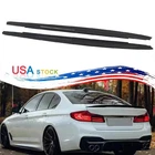 2x For BMW G30 530i 540i & F90 M5 Sedan 2017-22 MP Style Side Skirts Gloss Black