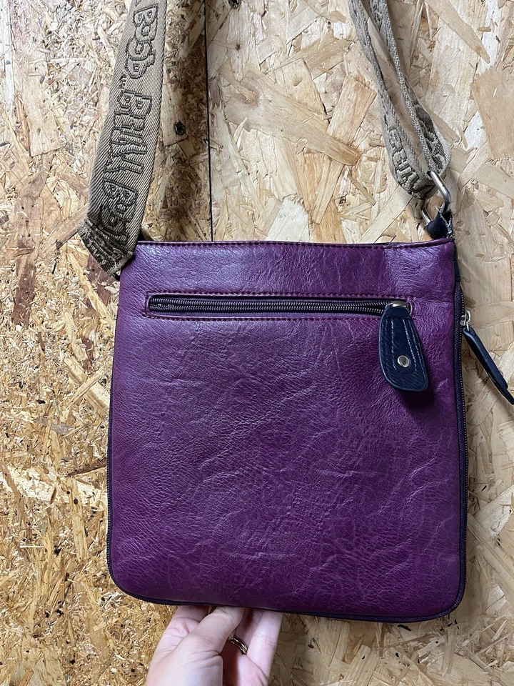 Bolso mensajero Betty Boop 2011 - púrpura con bordado y diseño gráfico Diamonte Foto 3 de 4