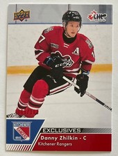 2022-23 DANNY ZHILKIN UPPER DECK CHL EXCLUSIVES NUMBERED CARD #87 RANGERS #/100