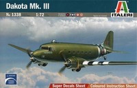 C-47 Skytrain / Dakota MK III Italeri 1:72 Cod. 1338
