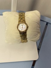 Citizen Women s Gold Tone Quartz Watch Mother of Pearl Dial Date NOT Operational