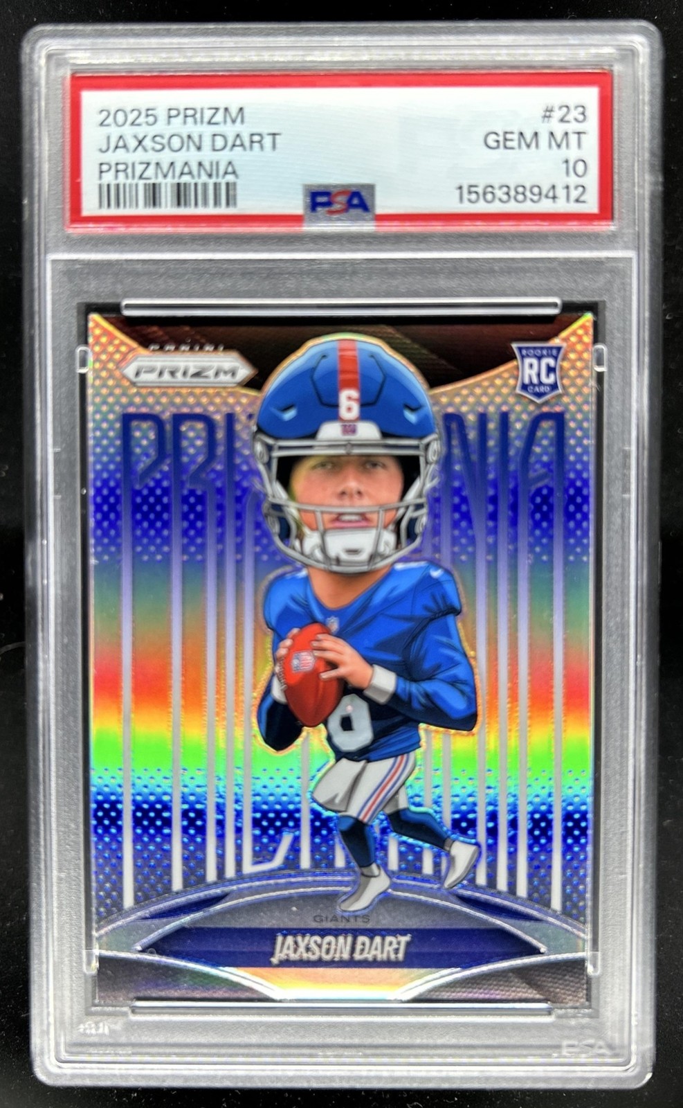 Jaxson Dart Panini Prizm Prizmania #23 Base