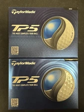 NEW 2025 TaylorMade TP5 Golf Balls - 2 Dozen White - Free Shipping