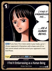 I Find It Embarrassing as a Human Being - OP15-097 - Adventure on Kami's Island
