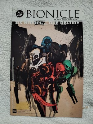 Bionicle #1 Six Heroes One Destiny San Diego Comic Con 2003 Rare Comic Book 