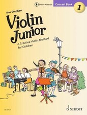 Violin Junior: Concert Book 1: A Creative Violin Method for Children by Ros Step