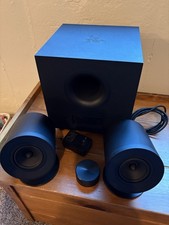 Razer Nommo V2 Pro 2.1 PC Gaming Speakers Wireless Subwoofer and Wireless Pod