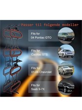 Knock Sensor Harness Intake Manifold Gasket Kit compatible with Chevy Pontiac ..