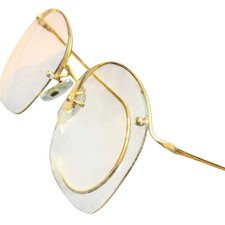 ALGHA SAVILE ROW Rimway GOLD 52x20mm Neu Eyew...
