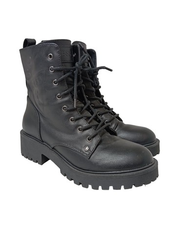 GUESS Patucos con cordones Mujeres Botines Talla EU 38 negro look casual