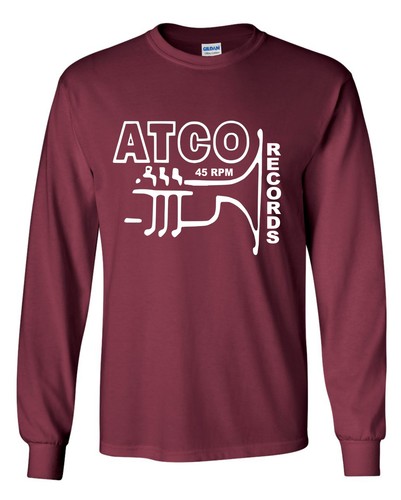 ATCO Records Long Sleeve T-Shirt - 45 RPm, Vinyl Record Label, King Curtis - Picture 5 of 6