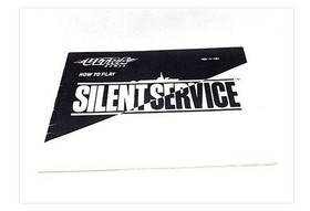 Silent Service Nintendo NES Vintage Game 1989 Ultra Games Japan US Region