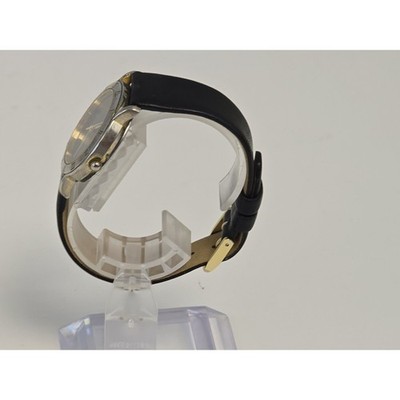 Gucci Women Gold Tone Black Dial‎ 26mm Diamond Wrist Watch Lizard Calf Strap Gucci Women Gold Tone Black Dial 26mm Diamond Wrist Watch  main image 4
