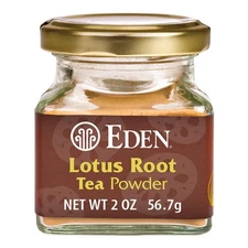 Eden Foods Lotus Root Tea Dried Ground 2 Ounce Organic Non GMO Gluten Free