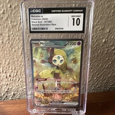 Meloetta ex CGC 10 Sv: Black Bolt 167/086 Special Illustration Rare Holo EN 2025 on eBay