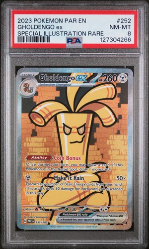 Gholdengo ex graded PSA 8 for sale on eBay