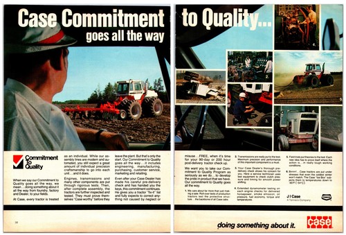 1977 J.I. Case Quality Tractors Original Print Ad (16in x 11 ...