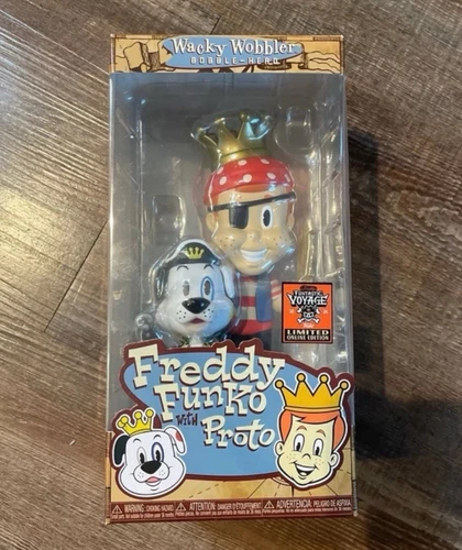 LIMITED EDITION Pirate Freddy Funko with Proto Wacky Wobbler Funtastic Voyage LE