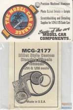 MCG2177 1:24/1:25 The Model Car Garage - Billet Style Custom Steering Wheels