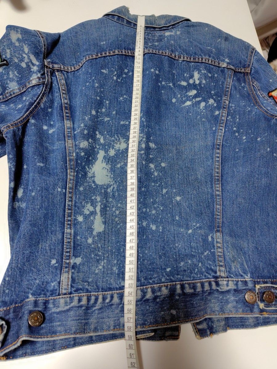 APPLEBUM vintage denim jacket patchwork damage pr… - image 16