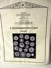 Tanja Berlin CARRICKMACROSS LACE SAMPLER Pattern & Scissors