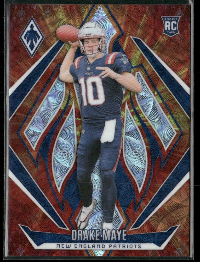 2024 Panini Phoenix #179 Drake Maye FireBurst #/350