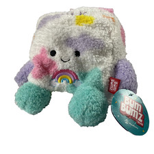 Bum Bumz Cereal Milk 7.5in Plush Rainbow Carton MooBumz By Russ Kellytoy Stuffed