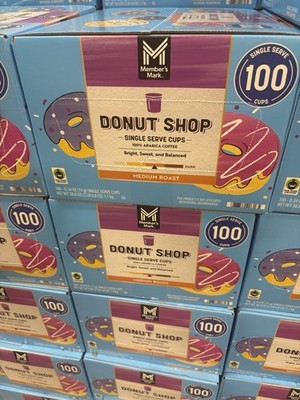 Member's Mark Donut Shop Medium Roast Original Blend 100 Coffee Pod & Capsule
