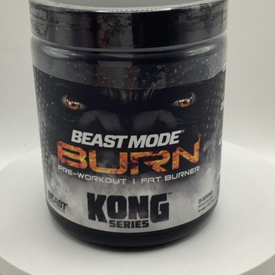 Beast Mode Pre Workout Peach Sangria Kong Energy Fat Burner 7.9 oz Exp 12/26