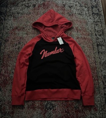 Number (N)ine AW05 The High Streets Fender Hoodie Red Rot / Size 2/M