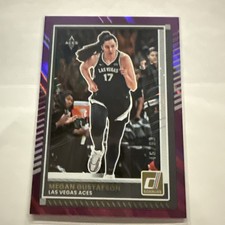 MEGAN GUSTAFSON 2025DONRUSS WNBA PURPLE LASER ACES /99 