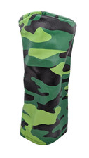 Winston Collection Leather Barrel Driver Headcover UV Print Green Camo
