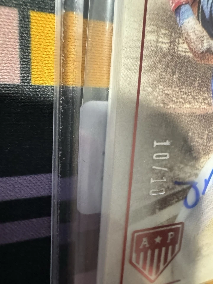 2023 Americas Pastime Jose Ramos Patch Autograph Auto /10 - Image 3 of 3