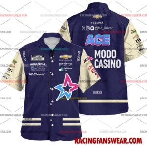 Michael McDowell Nascar Racing 2026 Uniform Hawaiian Shirts