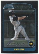 Matt Kata 2003 Bowman Chrome #240  Rookie Card  Arizona Diamondbacks  #1. rookie card picture
