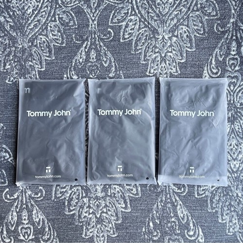 Tommy John Cool Cotton Trunk Underwear Lot of 3 in Black NWT Size XL