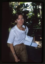 Carrie Fisher Star Wars era Candid 1983 close up Original 35mm Transparency 