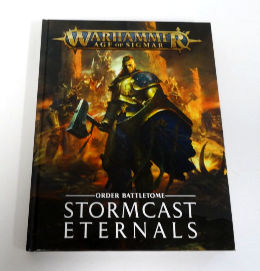 WARHAMMER AGE OF SIGMAR ORDER BATTLETOME STORMCAST ETERNALS HARDBACK  GAMES WORK
