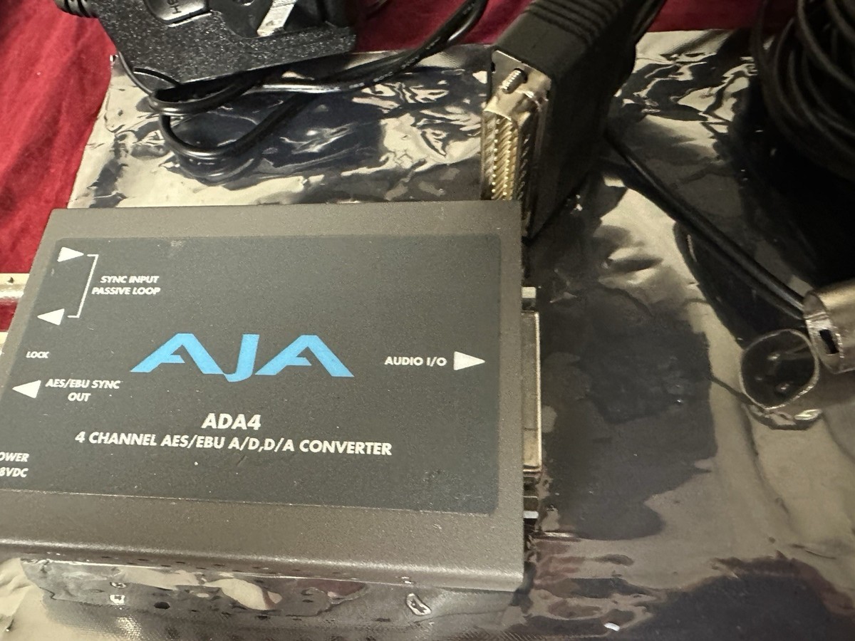 AJA ADA4 4-Channel Bi-Directional Audio A-D and D-A Mini Converter