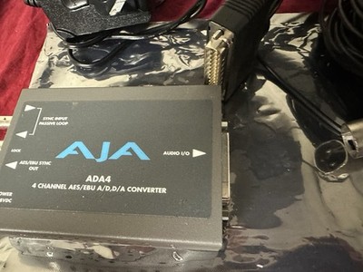 AJA ADA4 4-Channel Bi-Directional Audio A-D and D-A Mini Converter