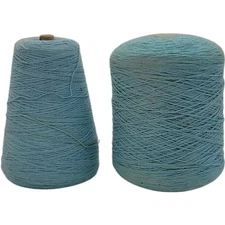 Vintage National Spinning Co. 2/24 Royal Blue 100% Acrylic Cone Yarn Lot of 2