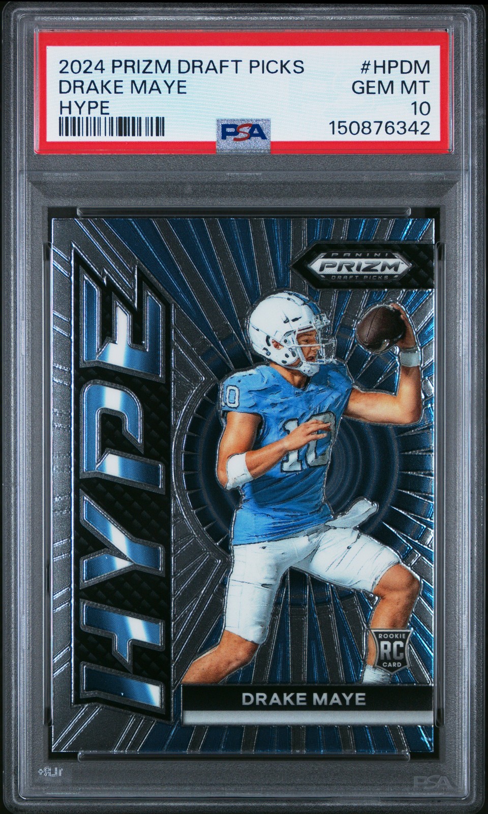 Drake Maye Panini Prizm Draft Picks Hype #HPDM Base