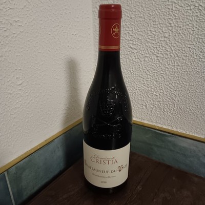 Chateauneuf du Pape Jg. 2018 0,75l Domaine de Cristia Rotwein