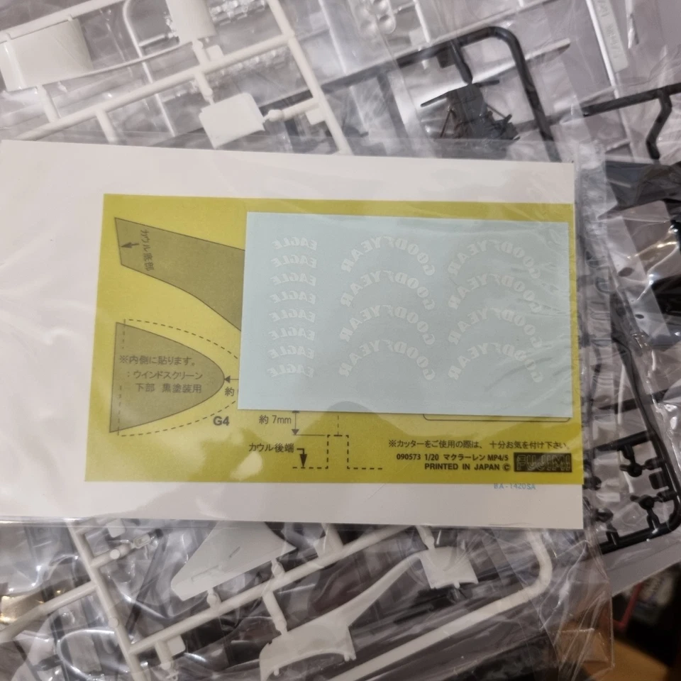 Fujimi GP22 1/20 McLaren MP4/5 Belgium GP 1989 - kit new - Immagine 4 di 4