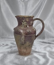 Lisa Tevia Clark Studio Pottery Pitcher 7.5" - Salt Glaze Stoneware