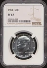 1964 Kennedy Half Dollar NGC PF 67