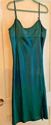 Women's Slip Tank Dress - A New Day, Teal Green, Size Large NICE!