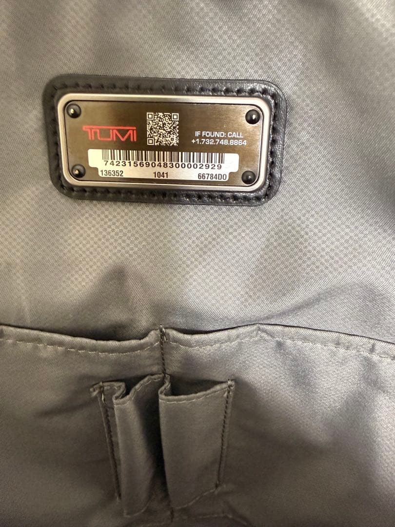 TUMI River Slim Backpack Rucksack Bag Black | eBay