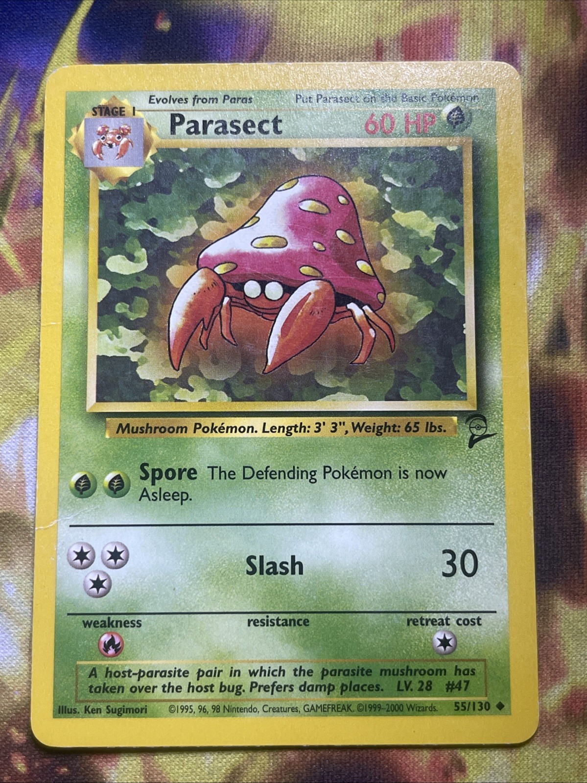 Parasect 55/130, Base Set 2, Pokemon TCG 