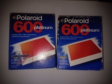 2 Polaroid 600 Platinum Instant Film 20 Photos Twin Pack Expired 05/02 08/02